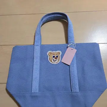 페이러 올드 테디 와펜 토트 블루 소