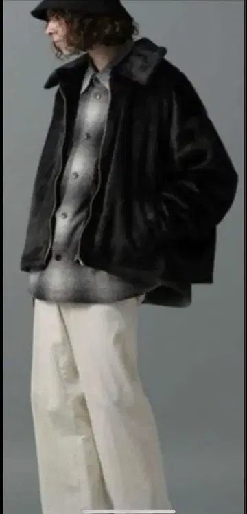 HARE 빅 퍼 블루종