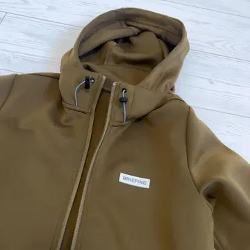 BRIEFING 후드 부착 자켓 브라운