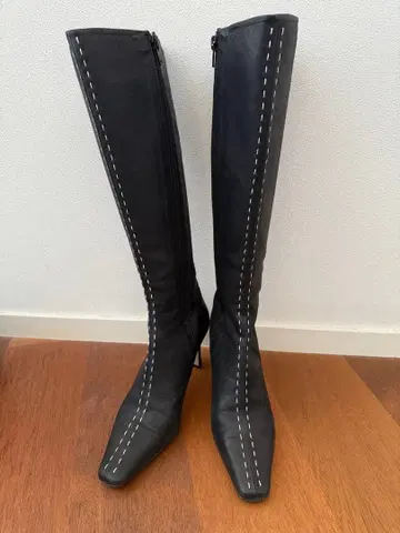 ESTNATION 에스트네이션 가죽 롱 부츠 24cm