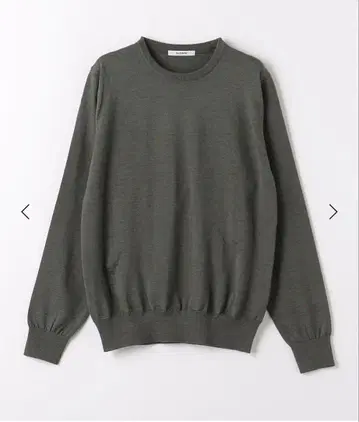 SLONE 30G 울 크루넥 니트 OLIVE