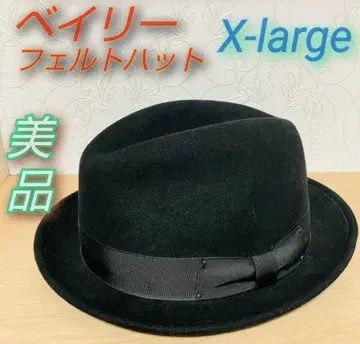 베일리 중절 펠트 햇 TINO 울 모자 블랙