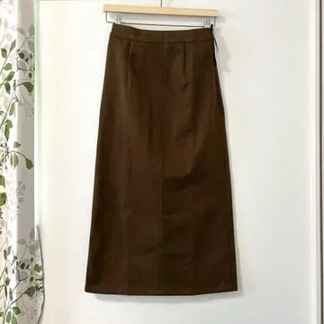 택 포함 새상품 리디 I라인 스커트 브라운