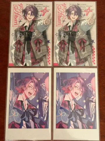 니지산지 VOLTACTION 3주년 카드 와타라이 히바리 4장 세트