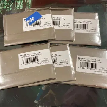 은하 특급 밀키 웨이 미개봉 클리어 카드 6점