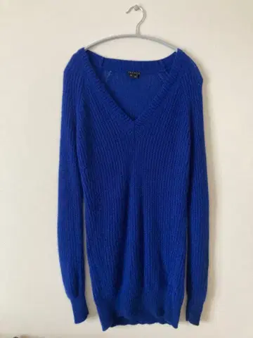 띠어리 캐시미어 V넥 미니 원피스 튜닉