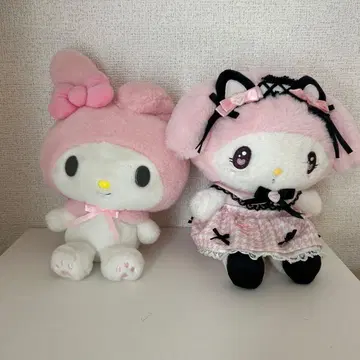 마이멜로디 봉제 인형 2개 세트 할로윈