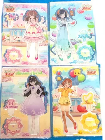 딜리셔스 파티 프리큐어 로손 한정판 아크릴 스탠드 4세트