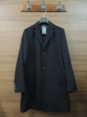 고급 새상품급 HUGO BOSS 캐시미어 혼방 울 체스터 코트 48