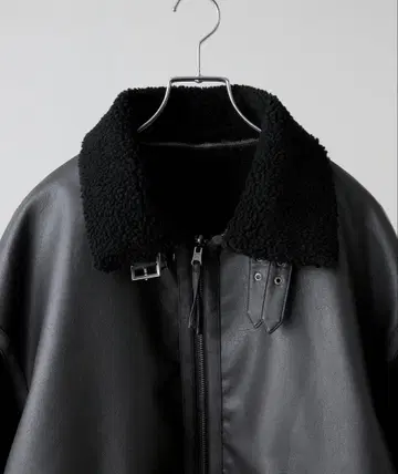 [ CLEL ] 4way 리버서블 페이크 무스탕 자켓