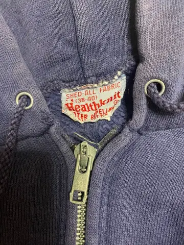 [ 빈티지 ] 패치 포켓 ZIP 후드티 50s 60s Heathenit