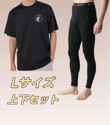 리라이브 셔츠 스포츠 &lt;남성용&gt; 스패츠 상하의 세트 L사이즈