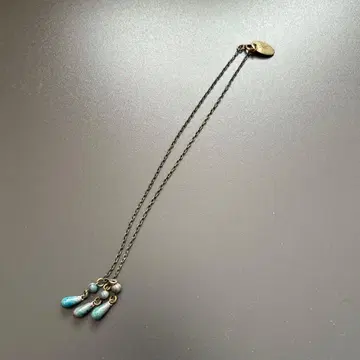 Isabel Marant 파란색 비즈 목걸이