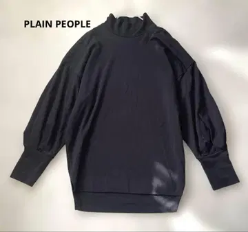 PLAIN PEOPLE 플레인피플 미니 루프 풀오버 블랙