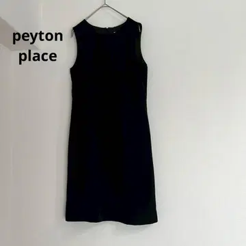 [페이튼 플레이스] 롱 원피스 포멀 블랙 M 미 실루엣