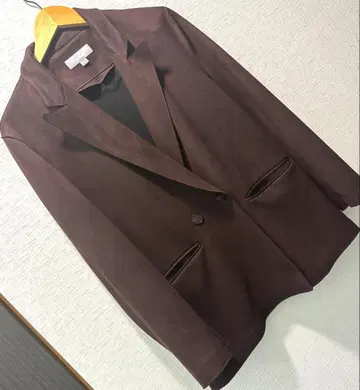 ZARA 브라운 스웨이드풍 테일러드 자켓