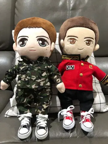 재중&유노 인형