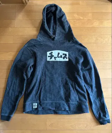 참스 CHUMS 카타카나 풀오버 후드티