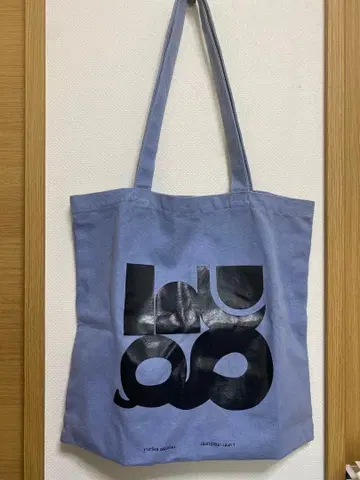 유리카 아쿠츠 로고 토트백 라이트 블루