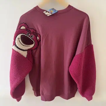 택 포함 새상품 디즈니 토이스토리 로쏘 맨투맨 트레이닝복 M