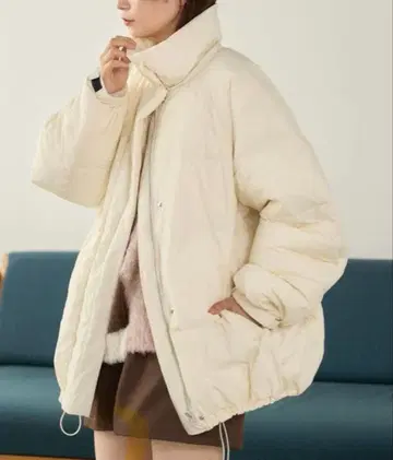 Kastane [후드 탈부착 가능] 래글런 볼륨 패딩 자켓