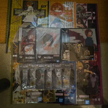 데스노트 제일복권 1번 복권 아크릴 보드 3종 클리어 포스터 6종 덤