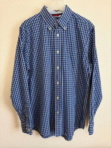 Tommy Hilfiger 버튼 다운 체크 셔츠