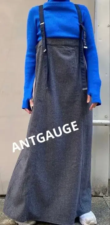 ANTGAUGE 오버롤 스커트