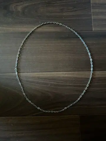 심플 스테인리스 스틸 목걸이 약 50cm