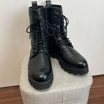 오리엔탈 트래픽 블랙 레이스업 부츠 M 사이즈