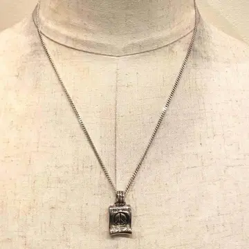 SILVER925 PEACE TOP DESIGN NECKLACE/실버