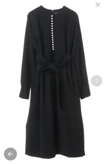 마르티니크 펄 버튼 원피스