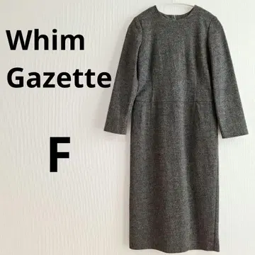 Whim Gazette 울 100% 원피스 포멀 윔 가젯