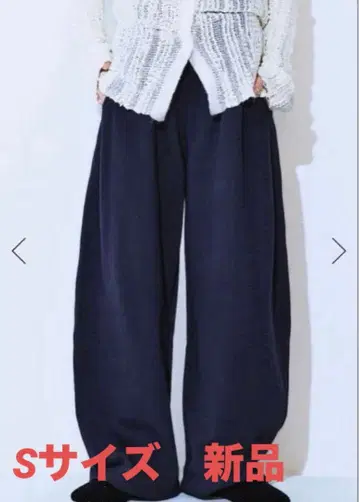 지나시스 맨투맨 코쿤 턱 팬츠 네이비 택 포함 새상품