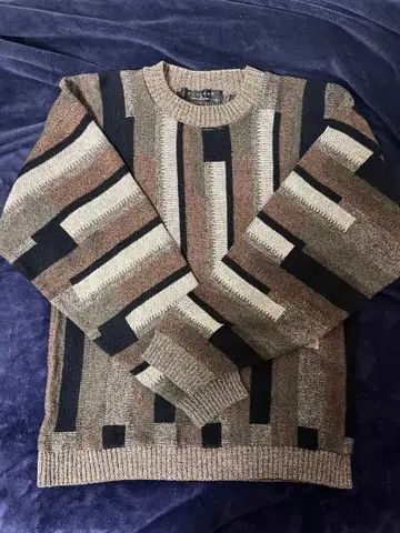 Protege XL 스트라이프 니트 스웨터 미국제