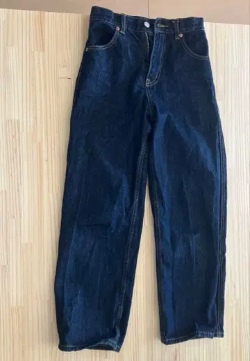 DISCOAT 디스코트 US 코튼 데님 스트레이트 팬츠 네이비 SP