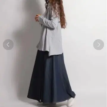 미사용 새상품 niko and - 7온스 데님 롱 스커트