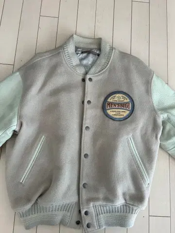 MEN'S BIGI 80s 남성용 비기 아치 로고 바시티 자켓