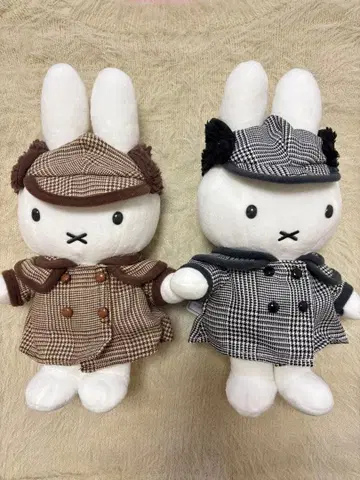 [12/31까지] 미피스타일 유라쿠초 한정판 봉제 인형 2체 세트