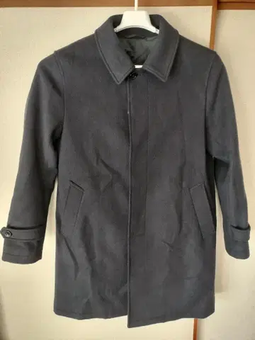 BEAMS 미디 기장 코트 MENS 사이즈 L(48) 네이비 컬러