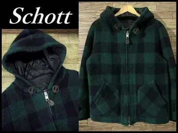 샷 충전솜 버팔로 체크 울 마운틴 후드티 그린/네이비 38