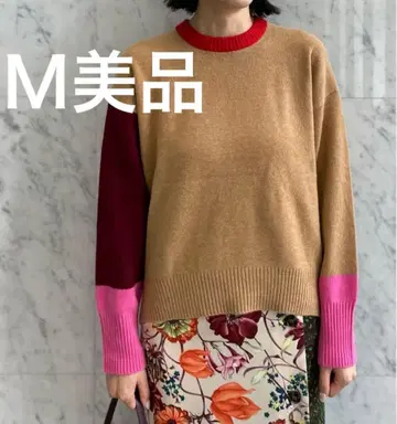 MACPHEE 컬러 블록 긴팔 스웨터