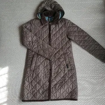 LAVENHAM LIBERTY 퀼팅 코트 브라운