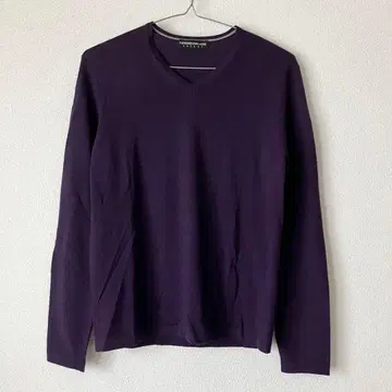 TOMORROWLAND tricot V넥 니트 퍼플