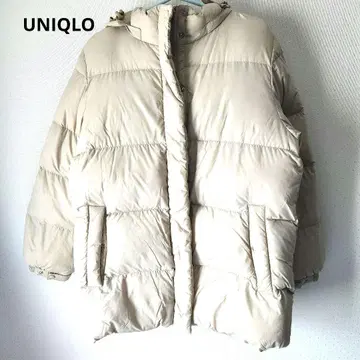 [ UNIQLO ] 베이지 다운 자켓 여성용
