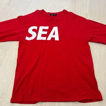 WIND AND SEA 프린트 티셔츠 긴팔T 구제 의류