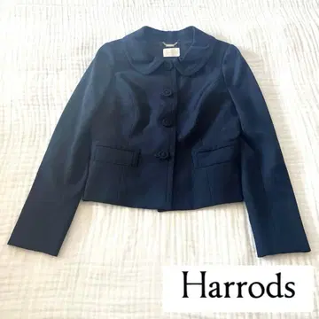 Harrods 수험복 자켓 네이비 둥근 카라