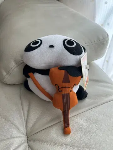 타레판다 봉제 인형 바이올린 마스코트 택 포함