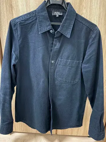 A.P.C. 네이비 긴팔 셔츠 XS