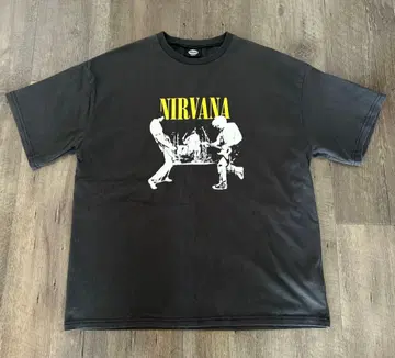 NIRVANA 티셔츠 M 그레이 프릭스스토어 닐바나 그레이